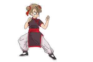 Are you ready!? Drawings of Girls in Fighting Poses