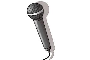 How to Draw a Microphone