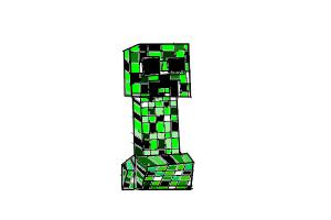 How to Draw a Minecraft Creeper