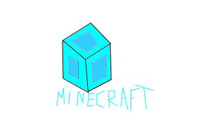 how to draw a minecraft diamond block