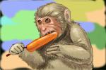 How to Draw a Monkey Eating Popsicle