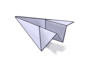 How to Draw a Paper Airplane