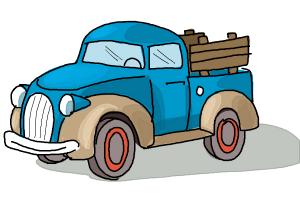 How to Draw a Pickup Truck