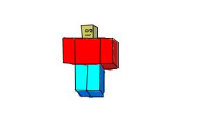 how to draw a robloxian