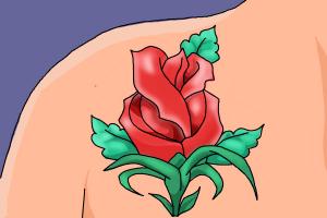 How to Draw a Rose Tattoo