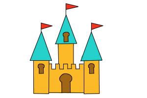 How to Draw a Simple Castle