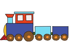 How to Draw a Simple Train