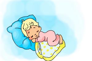 How to Draw a Sleeping Baby