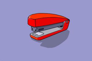 How to Draw a Stapler