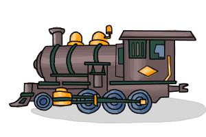 How to Draw a Steam Train