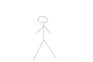 How to draw a stick figure