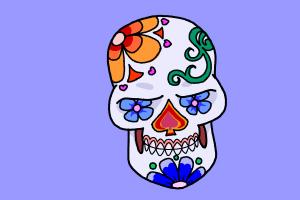 How to Draw a Sugar Skull