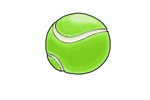 How to Draw a Tennis Ball