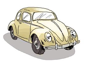How to Draw a Volkswagen Beetle