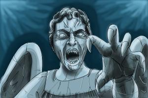 How to Draw a Weeping Angel from Doctor Who