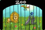 How to Draw a Zoo With Animals On Cages
