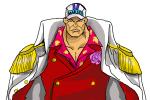 How to Draw Admiral Akainu from One Piece