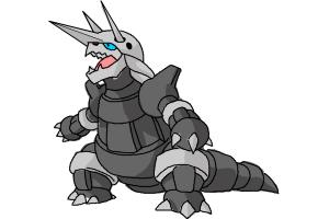 How to Draw Aggron from Pokemon