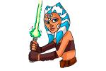 How to Draw Ahsoka Tano from Star Wars