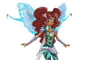 How to Draw Aisha, Fairy Of Waves from Winx