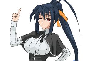 How to Draw Akeno Himejima from High School Dxd