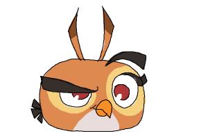 How to Draw Angry Bird Dahlia from Angry Birds Stella