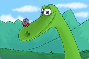 How to Draw Arlo from The Good Dinosaur