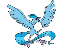 How to Draw Articuno from Pokemon