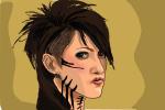 How to Draw Ashley Purdy from Black Veil Brides