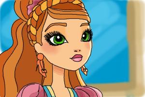 How to Draw Ashlynn Ella The Daughter Of Cinderella from Ever After High