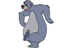 How to Draw Baloo From The Jungle Book