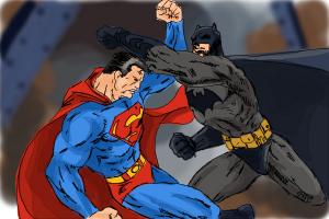 BATMAN VS SUPERMAN  Harsimran singh  Drawings  Illustration  Entertainment Movies Science Fiction Movies  ArtPal