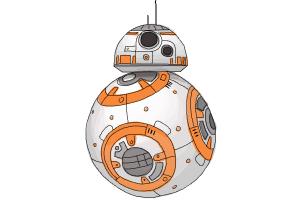 How to Draw Bb-8 from Star Wars Vii