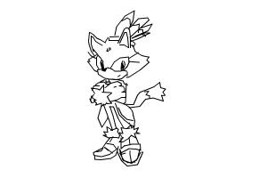 How to Draw Blaze The Cat