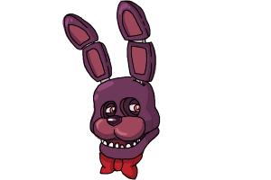 How to Draw Bonnie The Bunny from Five Nights At Freddys