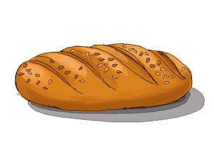 How to Draw Bread Step by Step - Easy Drawings for Kids
