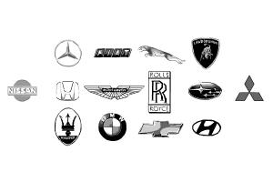 Logo auto Black and White Stock Photos  Images  Alamy