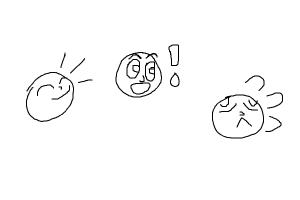 How to draw cartoon emotions (happy, surprised, sad)