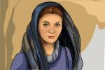 How to Draw Catelyn Stark from Game from Thrones
