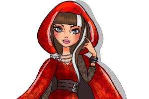 How to Draw Cerise Hood The Daughter Of Little Red Riding Hood from Ever After High