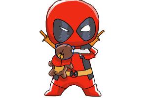 How to Draw Chibi - Deadpool