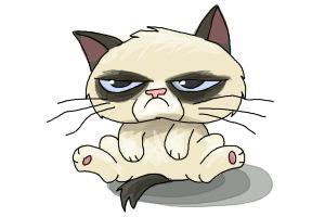 How to Draw Chibi Grumpy Cat