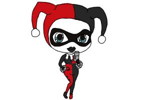 How to Draw Chibi - Harley Quinn from Suicide Squad