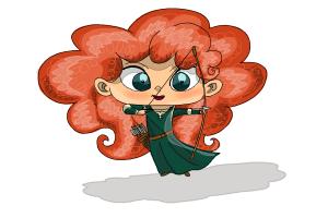 How to Draw Chibi Merida