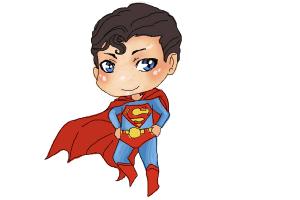 How to Draw Chibi Superman