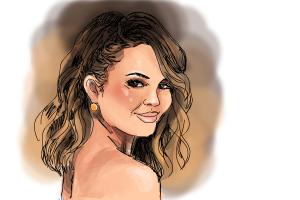 How to Draw Chrissy Teigen