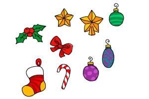 How to Draw Christmas Decorations