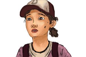 How to Draw Clementine from The Walking Dead