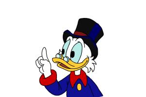 How to Draw Dagobert Duck, Scrooge Mcduck