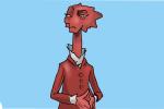 How to Draw Dean Hardscrabble from Monsters University